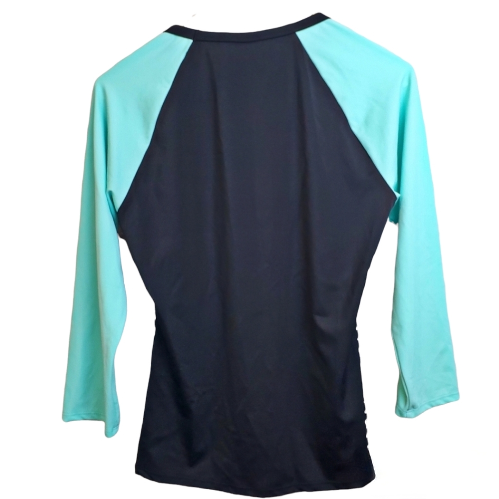 Bleu Longsleeve Swim Top Rash Guard - Picture 2 of 4